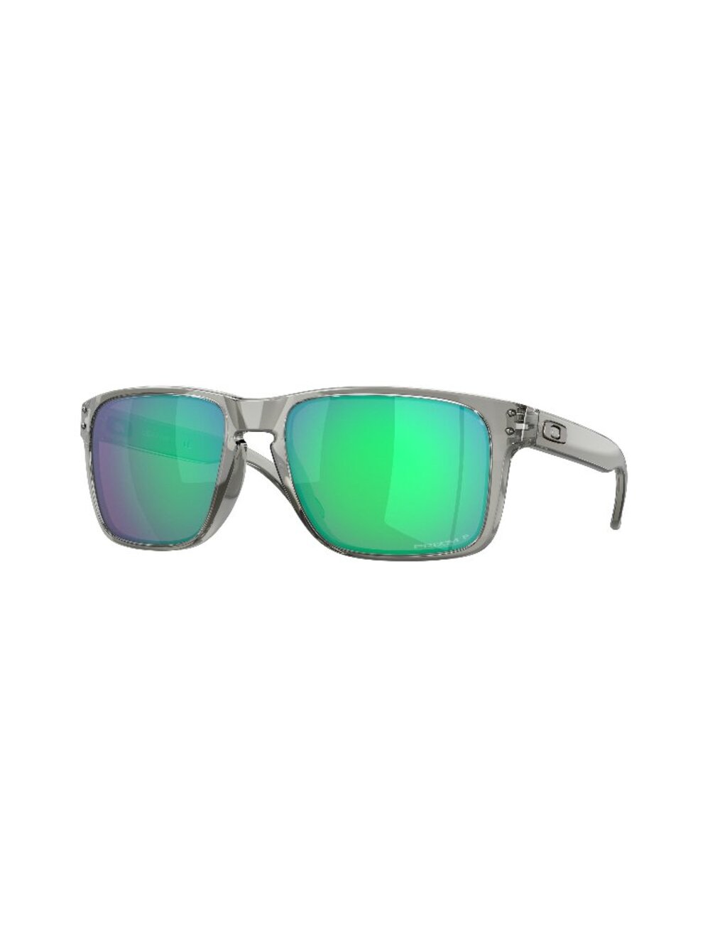 New Oakley Men's Sunglasses Grey Square Green Lens Acetate Frame OO9417 HOLBROOK